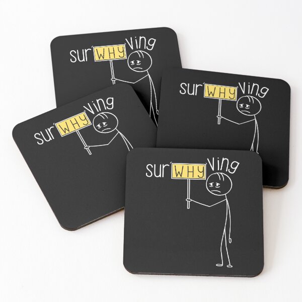 Item preview, Surwhyving Funny Survival Struggle Design designed and sold by DesignDazzles.
