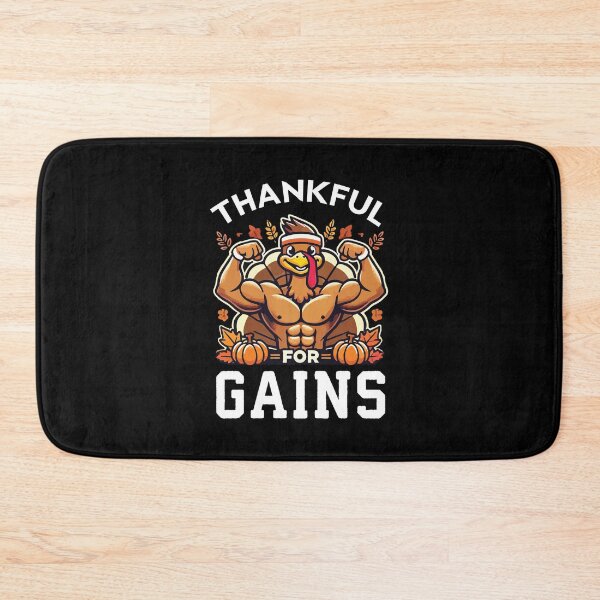 Item preview, Thankful for Gains - Funny Thanksgiving Gym designed and sold by chantastical.
