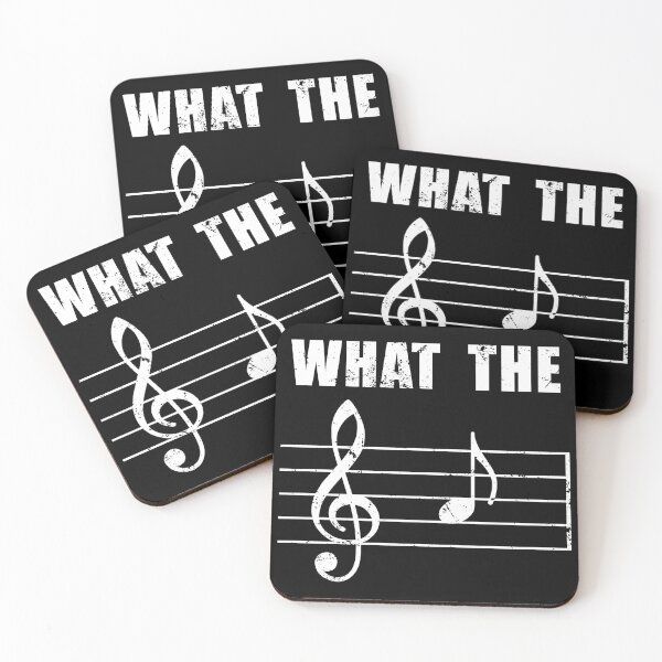 Item preview, What The F - Funny Music Note designed and sold by mhernaevily.