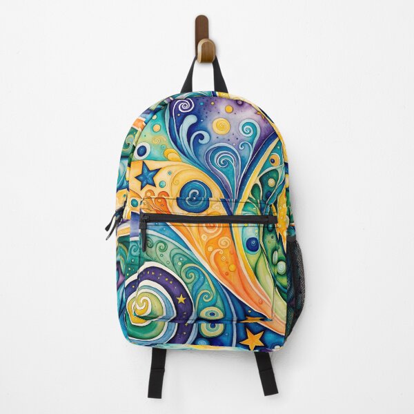 Item preview, Swirly galaxies, multicolored stars and planets - 8 designed and sold by artedamensagem.