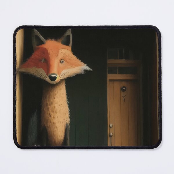 Item preview, Fox at the Door – Mystical Animal Art designed and sold by worldofwhisper.