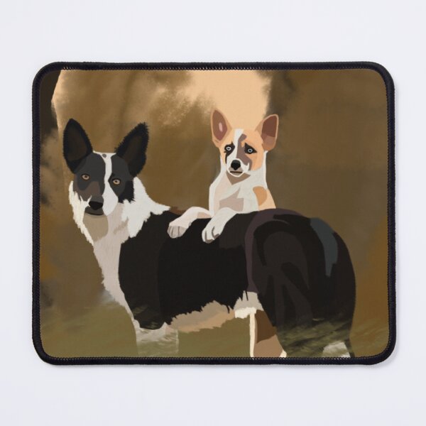 Item preview, Two border collies  designed and sold by Fur-ever-paint.