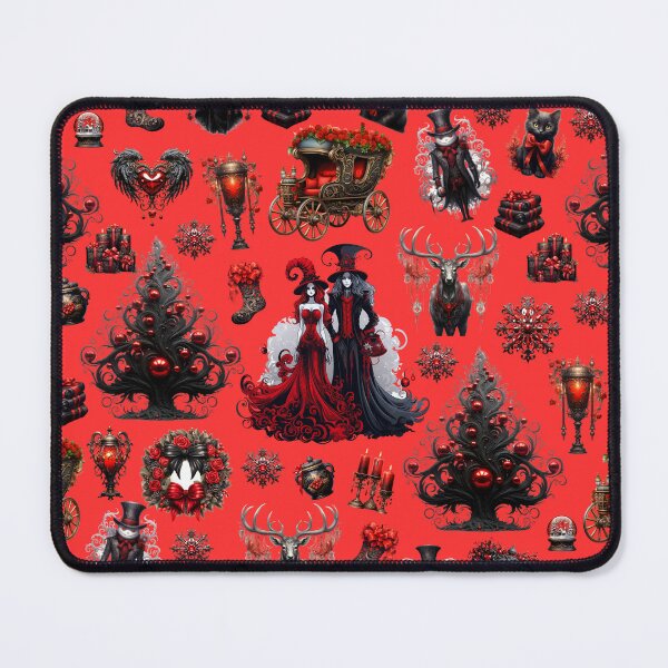 Item preview, Gothic Christmas Holiday Celebration Collection in Red designed and sold by lauriedart.