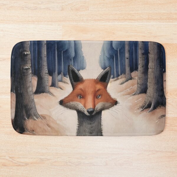 Item preview, Fox in Enchanted Forest – Whimsical Illustration designed and sold by worldofwhisper.