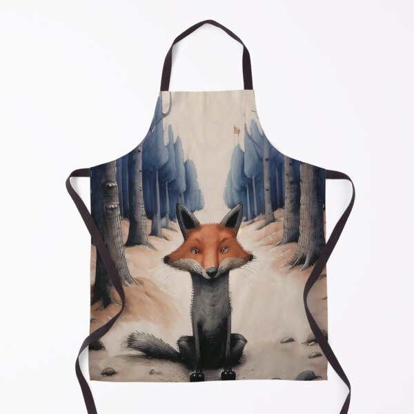 Item preview, Fox in Enchanted Forest – Whimsical Illustration designed and sold by worldofwhisper.