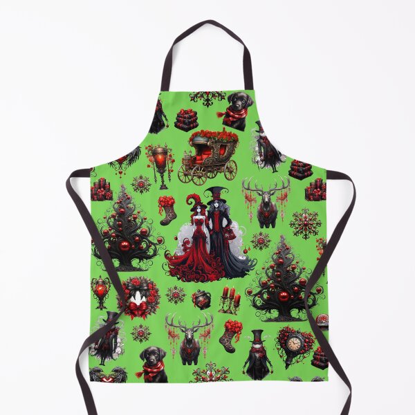 Item preview, Gothic Christmas Holiday Celebration Collection in Green designed and sold by lauriedart.