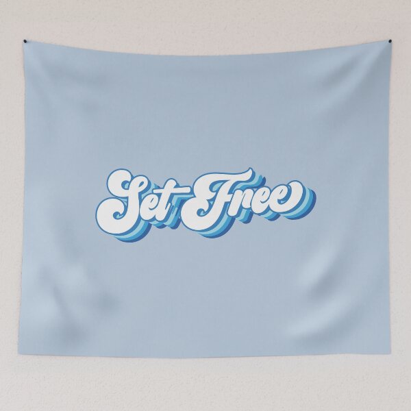 Item preview, Set Free Retro Groovy Christian Freedom designed and sold by Lillyamstronger.