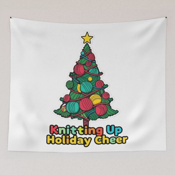 Item preview, Knitting Up Holiday Cheer, Christmas designed and sold by duke818.