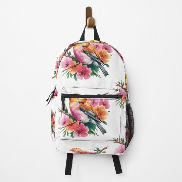 Item preview, Colorful bird with flowers designed and sold by nimmitrends.