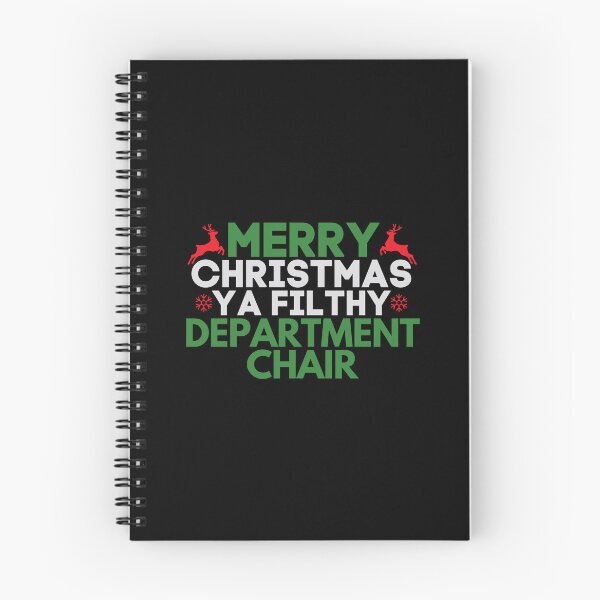 Item preview, Merry Christmas Ya Filthy Department Chair | Department Chair Christmas | Christmas Department Head | Funny Faculty Chair Christmas designed and sold by jadedscientist.