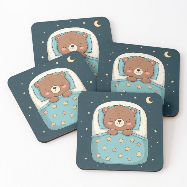 Item preview, Baby Bear Sleeping At Night Design SolaAndSoli designed and sold by SolaAndSoli.