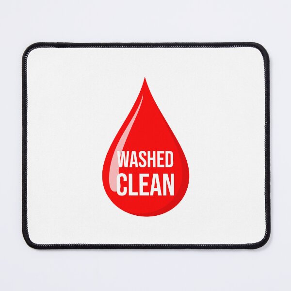 Item preview, Washed Clean by His Blood Droplet Christian Grace designed and sold by Lillyamstronger.