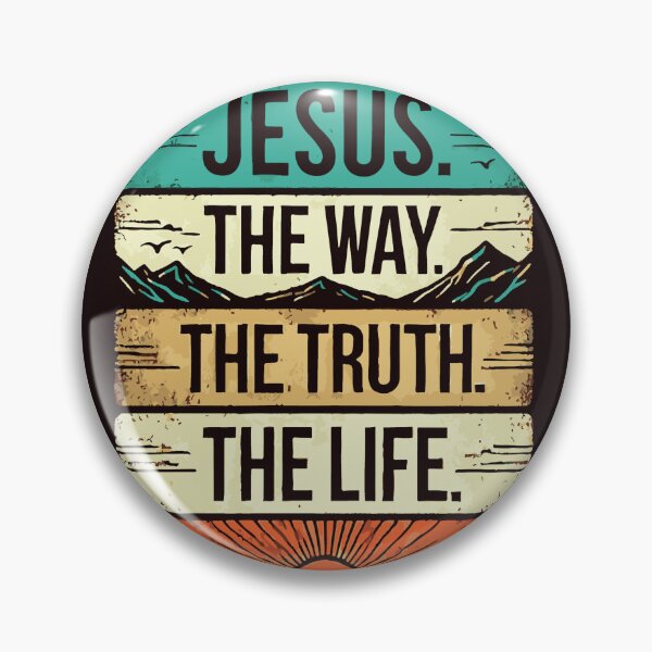Item preview, Retro Jesus the Way! designed and sold by fribabywonder.