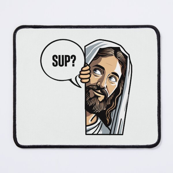 Item preview, Sup? Jesus Peeking Funny Christian Faith designed and sold by Lillyamstronger.