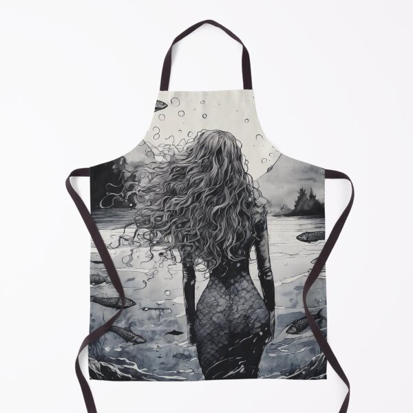 Item preview, Mermaid - Watercolor & Ink 3 designed and sold by KBMediaArt.
