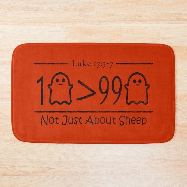 Item preview, Lost Ghost - Halloween special parody- luke 15 4  parable of the lost sheep - 1 lost sheep is important over 99 sheep -  black design designed and sold by ZechJohnRB.