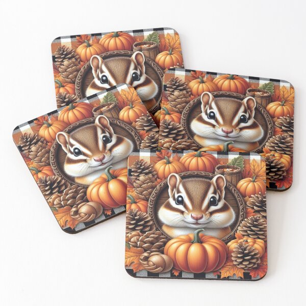 Item preview, Cute Autumn Chipmunk designed and sold by paintedmemories.