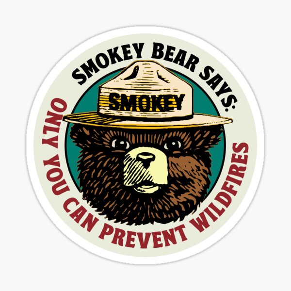 Artikel-Vorschau von SMOKEY BEAR SAGT, designt und verkauft von TonySpencer.