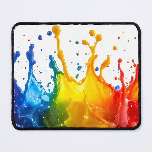 Item preview, Vibrant splash of rainbow-colored paint in motion designed and sold by lematworks.