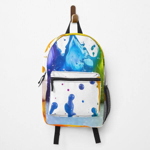Item preview, Vibrant splash of rainbow-colored paint in motion designed and sold by lematworks.