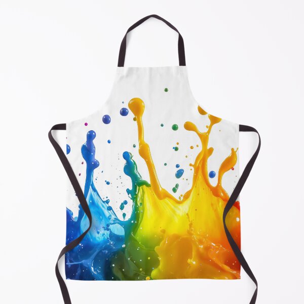 Item preview, Vibrant splash of rainbow-colored paint in motion designed and sold by lematworks.