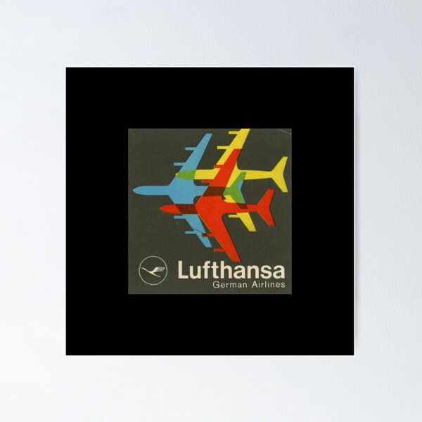 Item preview, Retro Vintage Lufthansa designed and sold by FutureTraveller.