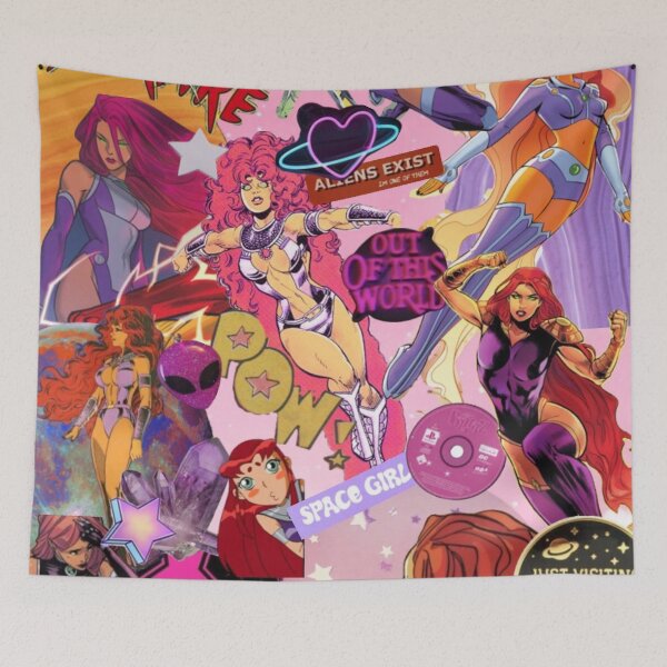 Item preview, Fire star comic collage designed and sold by Madison Creates.