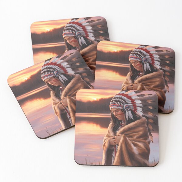 Item preview, Sunset Serenity: Native Spirit by the Lake designed and sold by KennerTH.