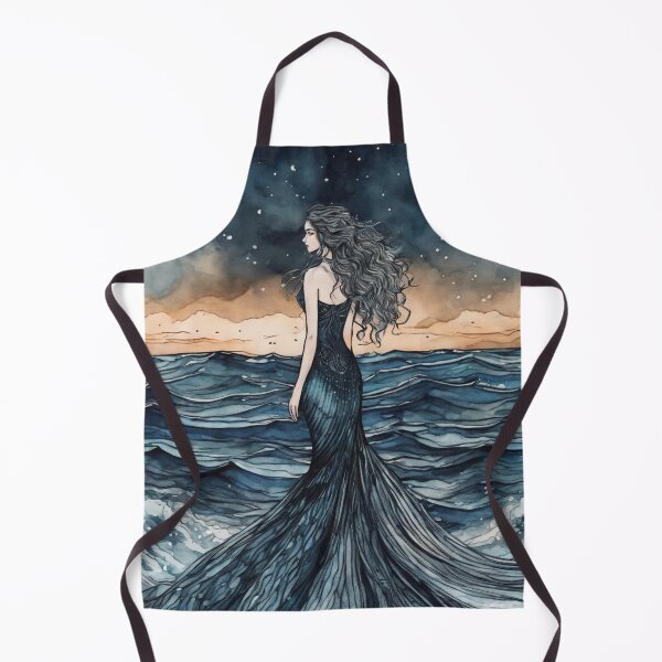 Item preview, Mermaid - Watercolor & Ink 14 designed and sold by KBMediaArt.