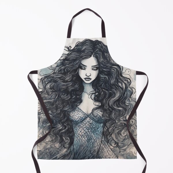 Item preview, Mermaid - Watercolor & Ink 15 designed and sold by KBMediaArt.