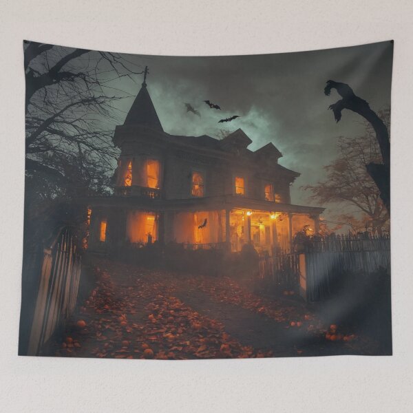 Item preview, halloween, pumpkin, holiday, house designed and sold by DonnaBlankaArt.