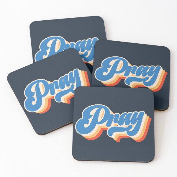 Item preview, Pray Retro Christian Message designed and sold by Lillyamstronger.