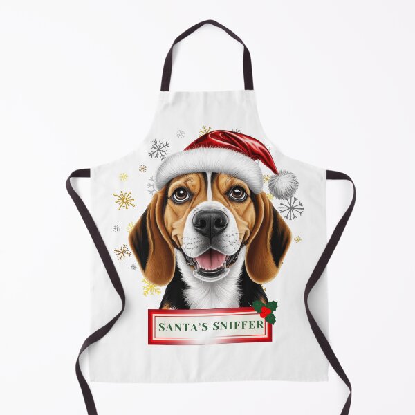 Item preview, "Santa’s Sniffer" – Festive Beagle Christmas Apparel & Gifts designed and sold by TacoFunDesigns.