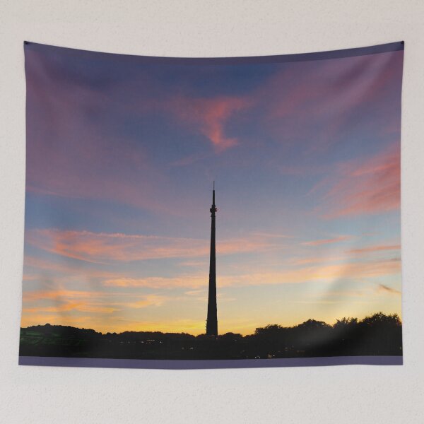 Item preview, Emley Moor Mast Sunset designed and sold by Alisonchambers2.