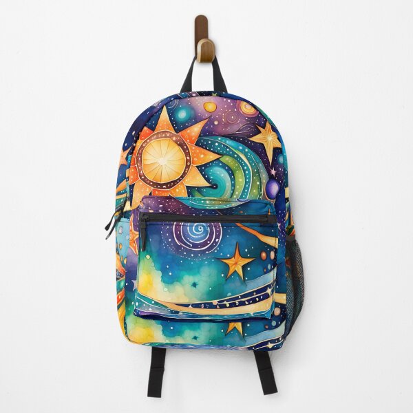 Item preview, Swirly galaxies, multicolored stars and planets - 10 designed and sold by artedamensagem.