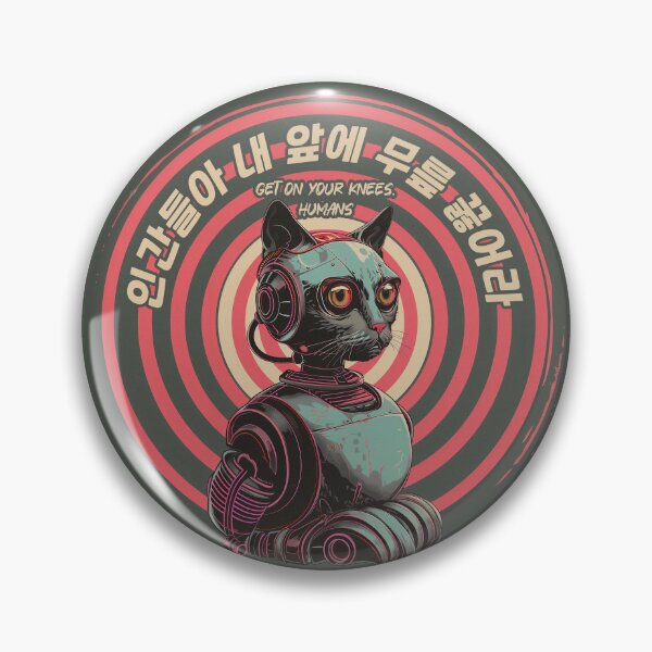 Item preview, Hangeul Design with Robot cat designed and sold by GagamellGray.