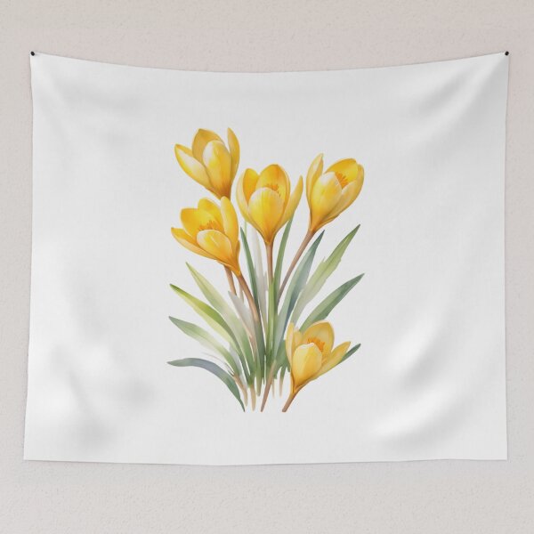 Item preview, Yellow Crocus (Crocus vernus) designed and sold by HOMETOWN86.