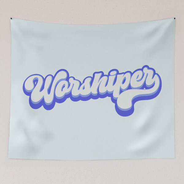 Item preview, Worshiper Retro Groovy Christian Praise designed and sold by Lillyamstronger.