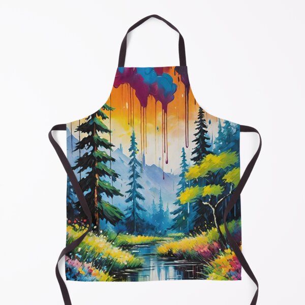 Item preview, landscape, forest, sunset, river designed and sold by DonnaBlankaArt.