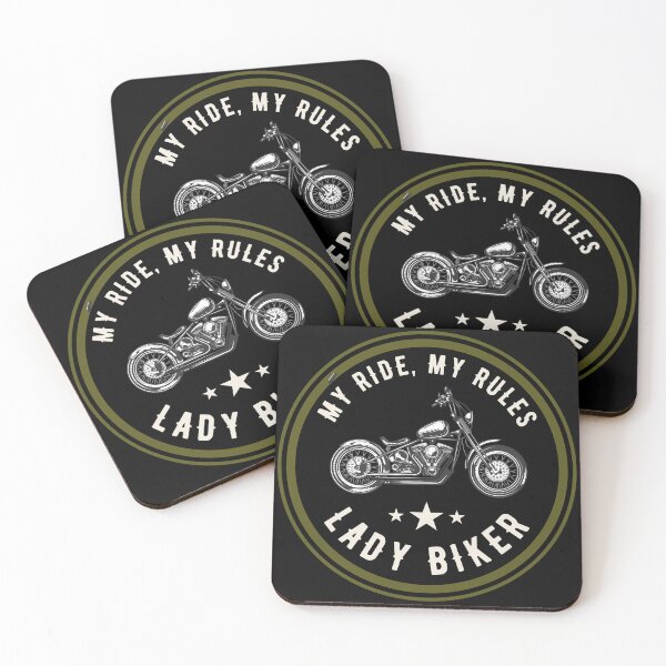 Item preview, My ride, my rules - Lady biker designed and sold by MayaBoelaars.