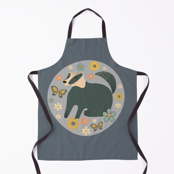 Item preview, Floral Badger designed and sold by AnulaArt.