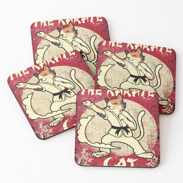 Item preview, The Karate Cat designed and sold by MackenzieBin.