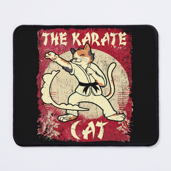 Item preview, The Karate Cat designed and sold by MackenzieBin.
