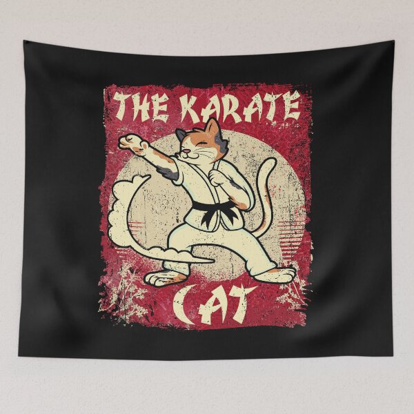 Item preview, The Karate Cat designed and sold by MackenzieBin.