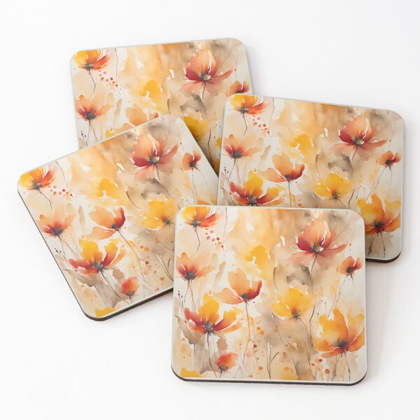 Item preview,  Elegant  Florals Pattern Romantic   Autumn Colors,  Fall Vibes, Pattern Watercolor designed and sold by KolorellaS.