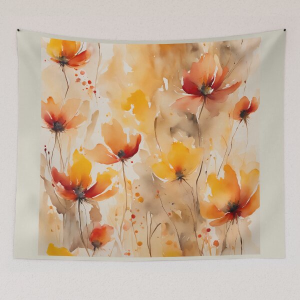 Item preview,  Elegant  Florals Pattern Romantic   Autumn Colors,  Fall Vibes, Pattern Watercolor designed and sold by KolorellaS.