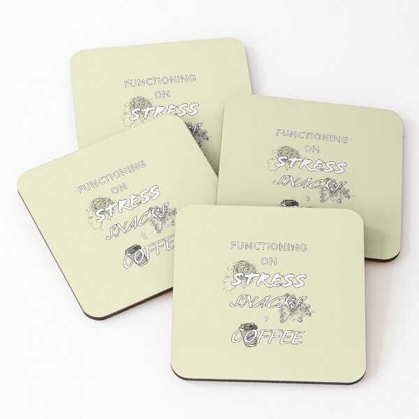 Item preview, Stress Snacks & Coffee  designed and sold by ClanRaeDesign.