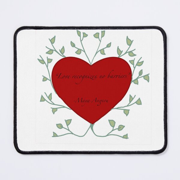 Item preview, Love Recognizes No Barriers - Maya Angelou designed and sold by StickersManias.