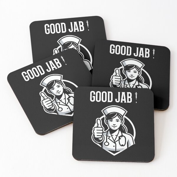 Item preview, Good Jab Nurse Humour designed and sold by Me-Meme.
