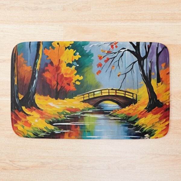 Item preview, landscape, forest, sunset, river designed and sold by DonnaBlankaArt.